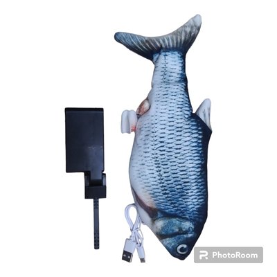 Інтерактивна іграшка вібруюча риба з м'ятою 123822 фото